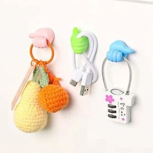 3 adhesive wall hooks